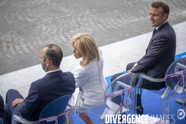 14 juillet 2019 : cérémonie et défilé sur les Champs-Elysees