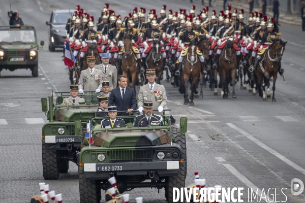 14 juillet 2019 : cérémonie et défilé sur les Champs-Elysees