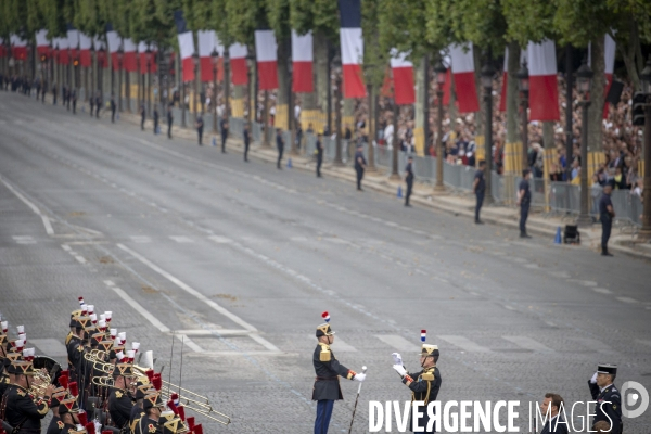 14 juillet 2019 : cérémonie et défilé sur les Champs-Elysees