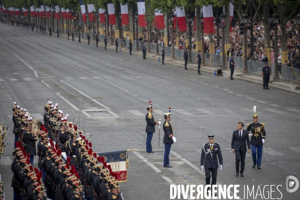 14 juillet 2019 : cérémonie et défilé sur les Champs-Elysees