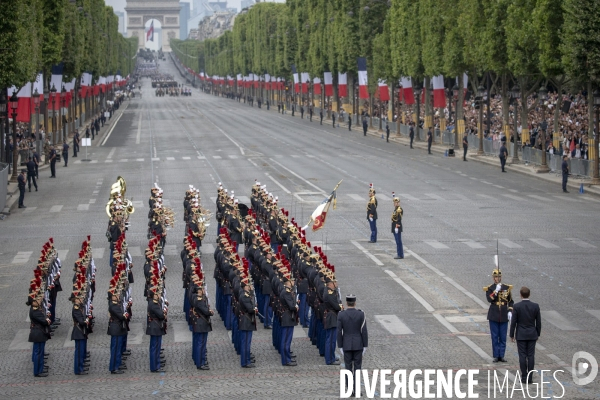 14 juillet 2019 : cérémonie et défilé sur les Champs-Elysees