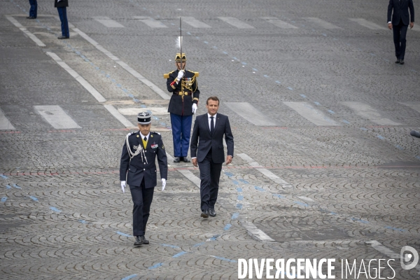 14 juillet 2019 : cérémonie et défilé sur les Champs-Elysees