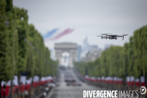 14 juillet 2019 : cérémonie et défilé sur les Champs-Elysees