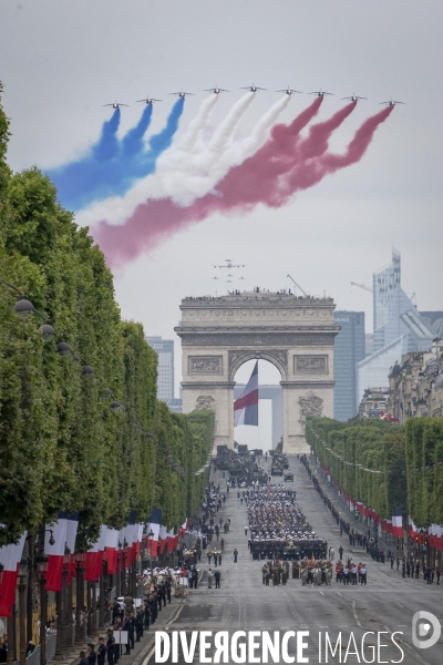 14 juillet 2019 : cérémonie et défilé sur les Champs-Elysees