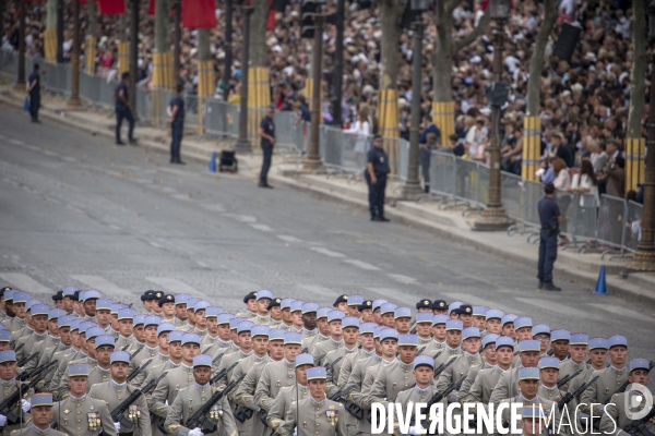 14 juillet 2019 : cérémonie et défilé sur les Champs-Elysees