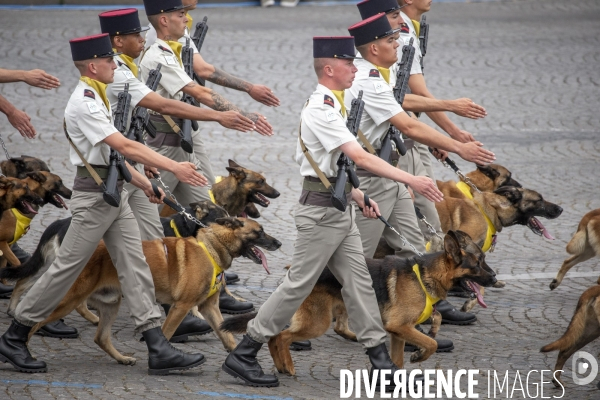 14 juillet 2019 : cérémonie et défilé sur les Champs-Elysees