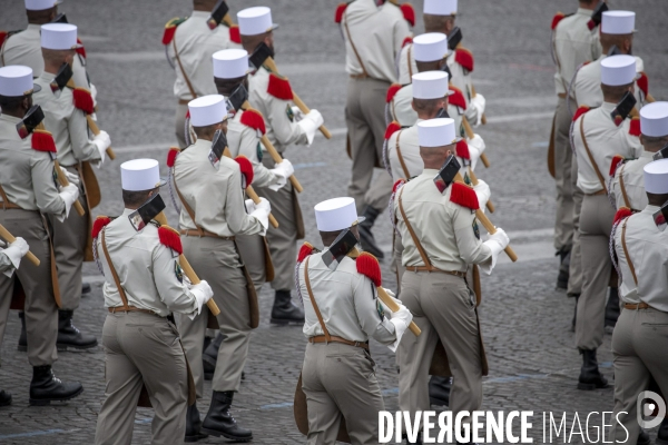 14 juillet 2019 : cérémonie et défilé sur les Champs-Elysees