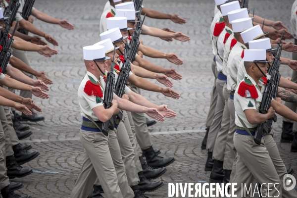 14 juillet 2019 : cérémonie et défilé sur les Champs-Elysees