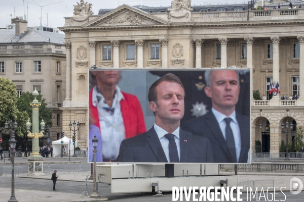 14 juillet 2019 : cérémonie et défilé sur les Champs-Elysees