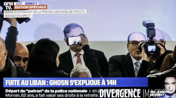 Conference de presse carlos ghosn a beyrouth