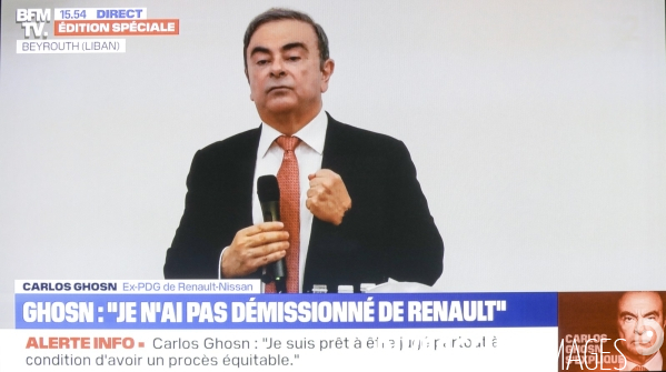 Conference de presse carlos ghosn a beyrouth