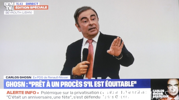 Conference de presse carlos ghosn a beyrouth