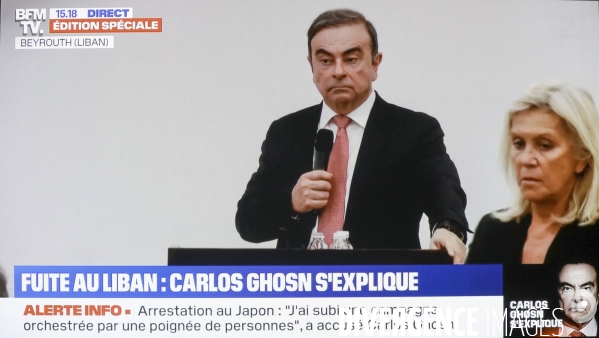 Conference de presse carlos ghosn a beyrouth