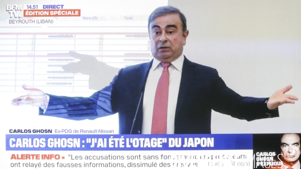 Conference de presse carlos ghosn a beyrouth