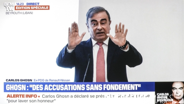 Conference de presse carlos ghosn a beyrouth