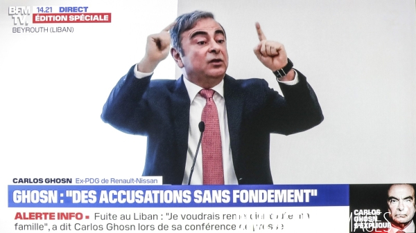 Conference de presse carlos ghosn a beyrouth