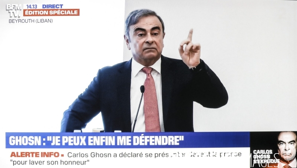 Conference de presse carlos ghosn a beyrouth