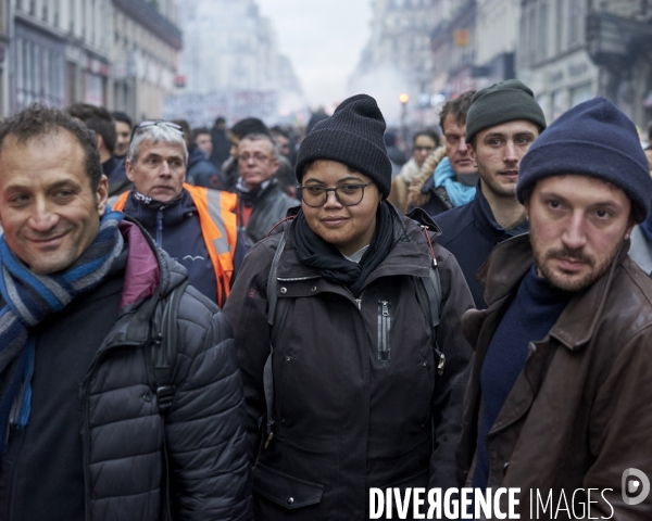 Paris, La manifestation contre la réforme des retraites