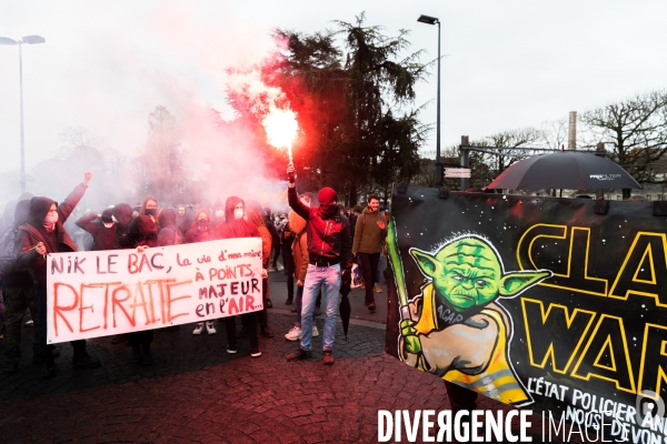 Manifestation contre la réforme des retraites à Nantes