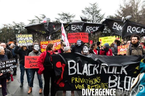 Manifestation contre la réforme des retraites à Nantes