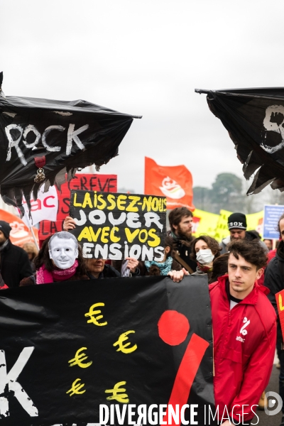 Manifestation contre la réforme des retraites à Nantes