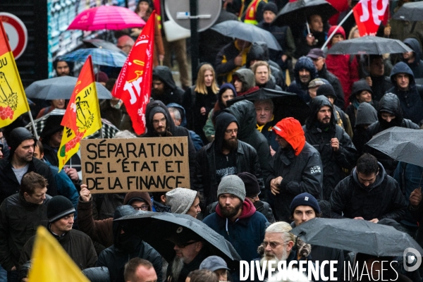 Manifestation contre la réforme des retraites à Nantes