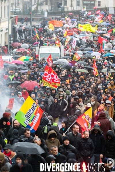 Manifestation contre la réforme des retraites à Nantes