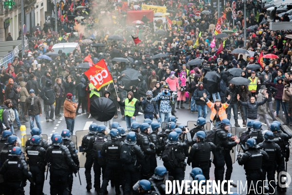 Manifestation contre la réforme des retraites à Nantes