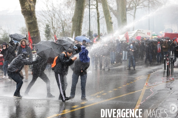 Manifestation contre la réforme des retraites à Nantes