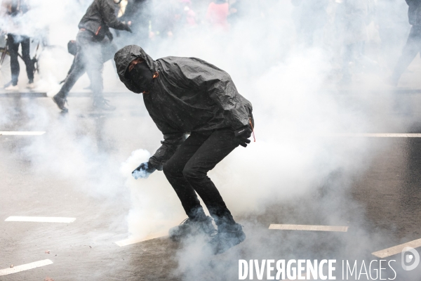 Manifestation contre la réforme des retraites à Nantes