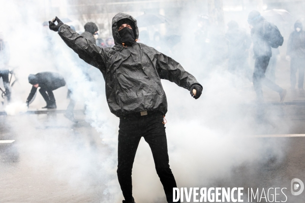 Manifestation contre la réforme des retraites à Nantes