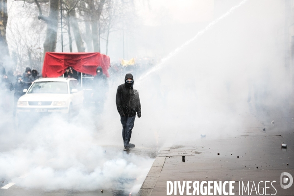 Manifestation contre la réforme des retraites à Nantes