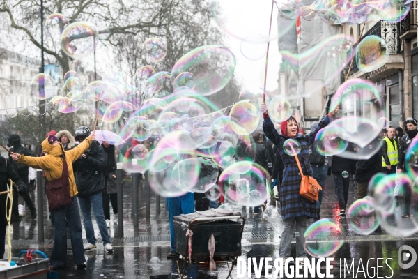 Manifestation contre la réforme des retraites à Nantes