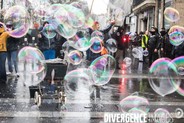 Manifestation contre la réforme des retraites à Nantes