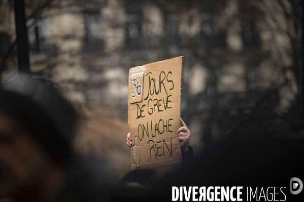 Manifestation contre la réforme des retraites