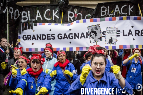 Paris 09.01.2020 - Mobilisation contre la réforme des retraites