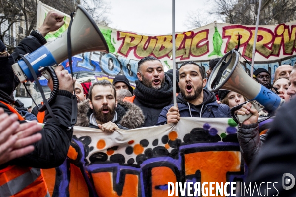 Paris 09.01.2020 - Mobilisation contre la réforme des retraites