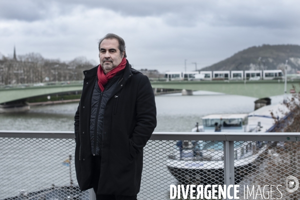 Jean-Michel Bérégovoy candidat d Europe Ecologie les Verts aux municipales de Rouen.