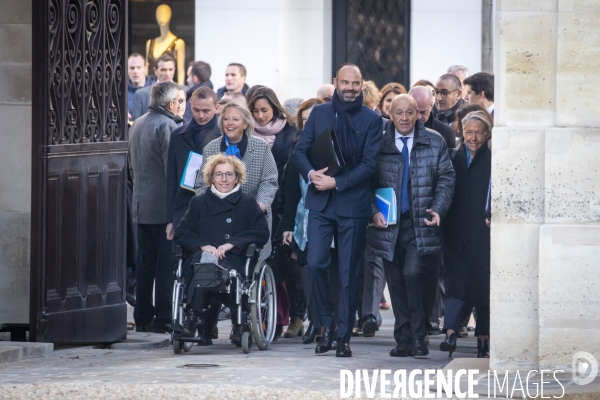 Conseil des ministres - Voeux au gouvernement