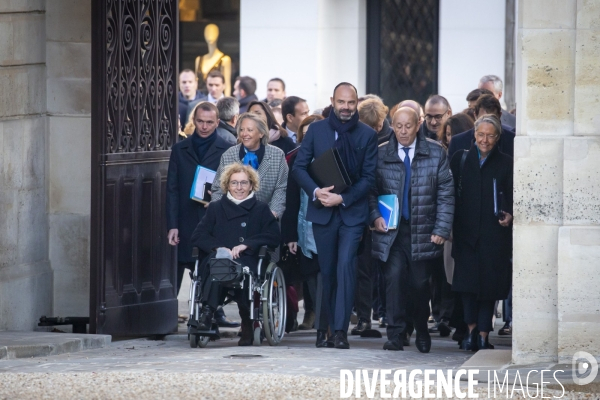 Conseil des ministres - Voeux au gouvernement