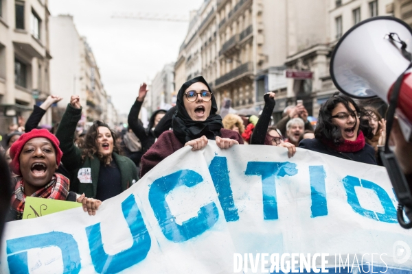 Manifestation contre la réforme des retraites 09012020