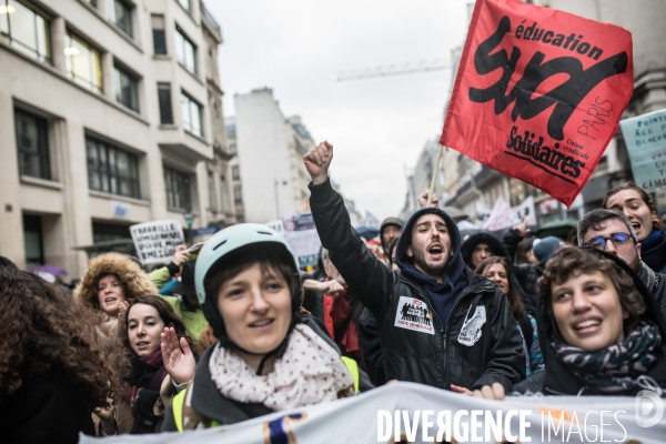 Manifestation contre la réforme des retraites 09012020