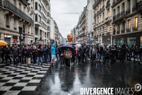 Manifestation contre la réforme des retraites 09012020