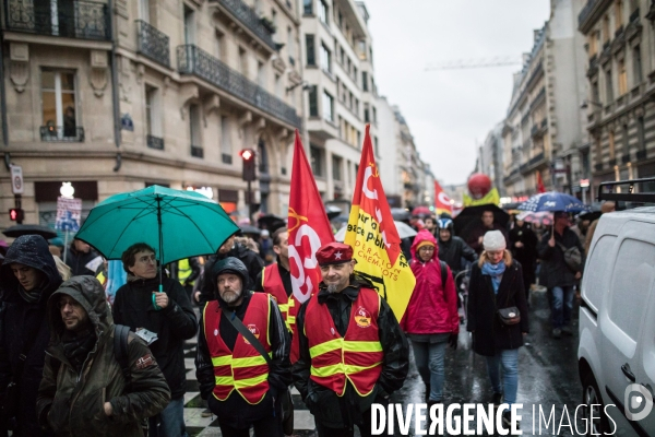 Manifestation contre la réforme des retraites 09012020