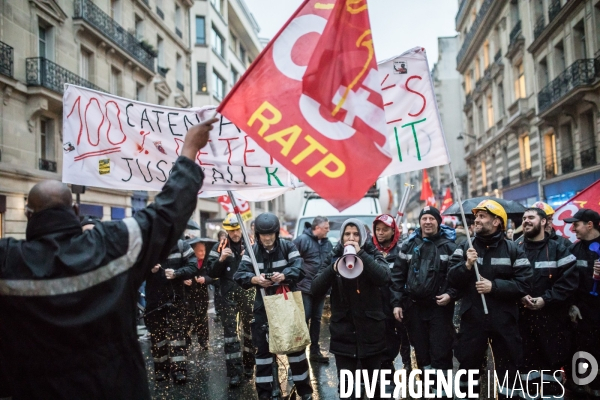 Manifestation contre la réforme des retraites 09012020