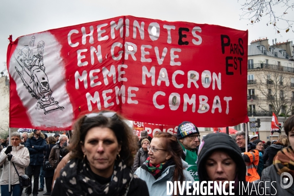 09/01/2020 - Marche contre la réforme des retraites