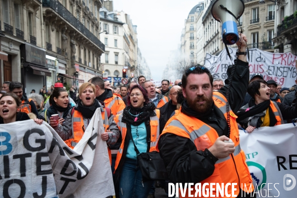 09/01/2020 - Marche contre la réforme des retraites