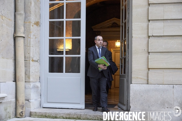 Laurent Berger, CFDT,  à Matignon