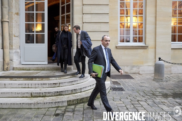 Laurent Berger, CFDT,  à Matignon