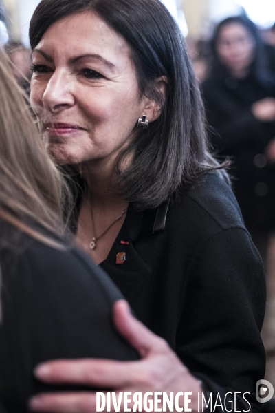 Anne Hidalgo, voeux aux élus.